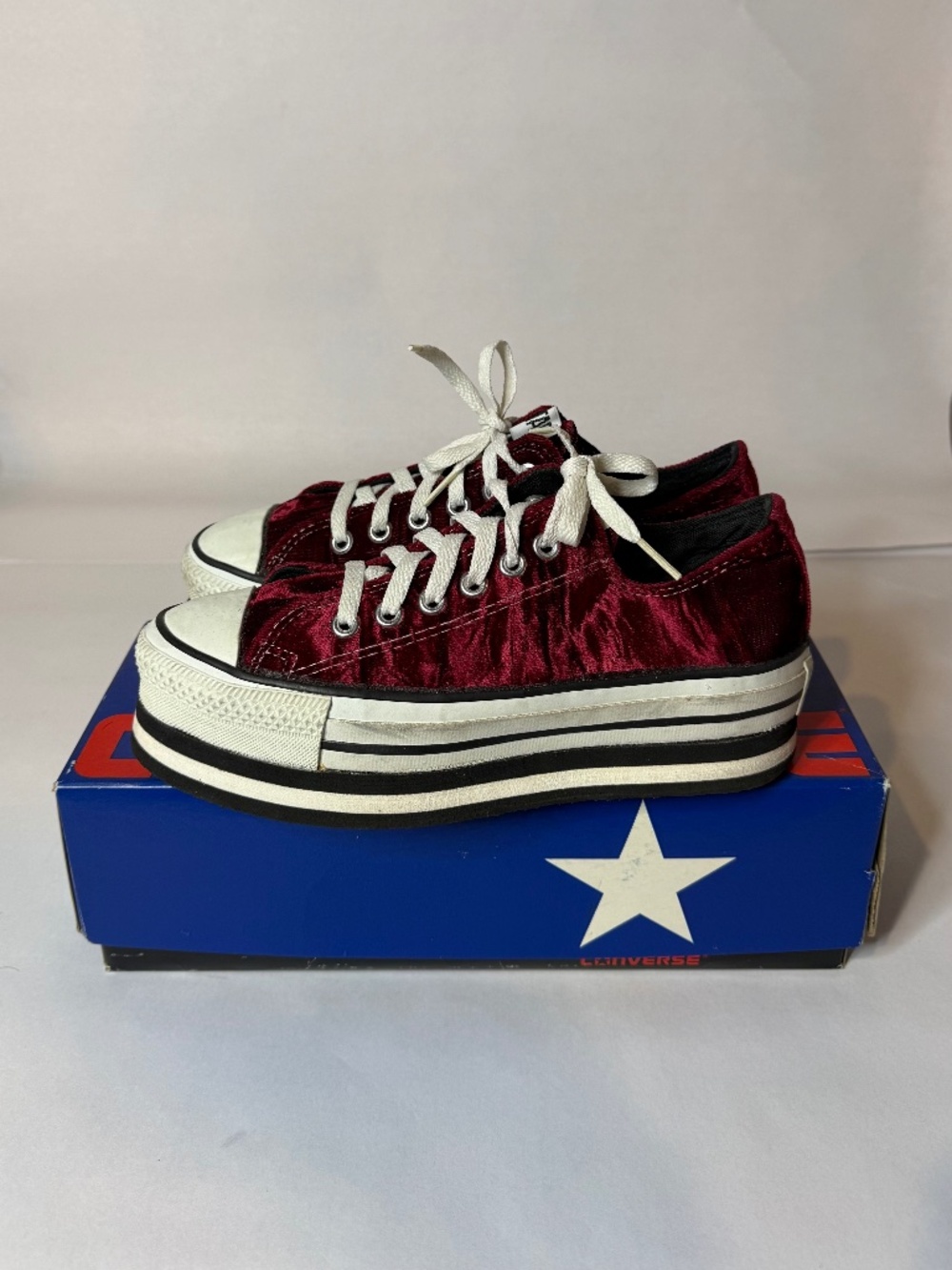 Converse Custom Platform W Sz 8